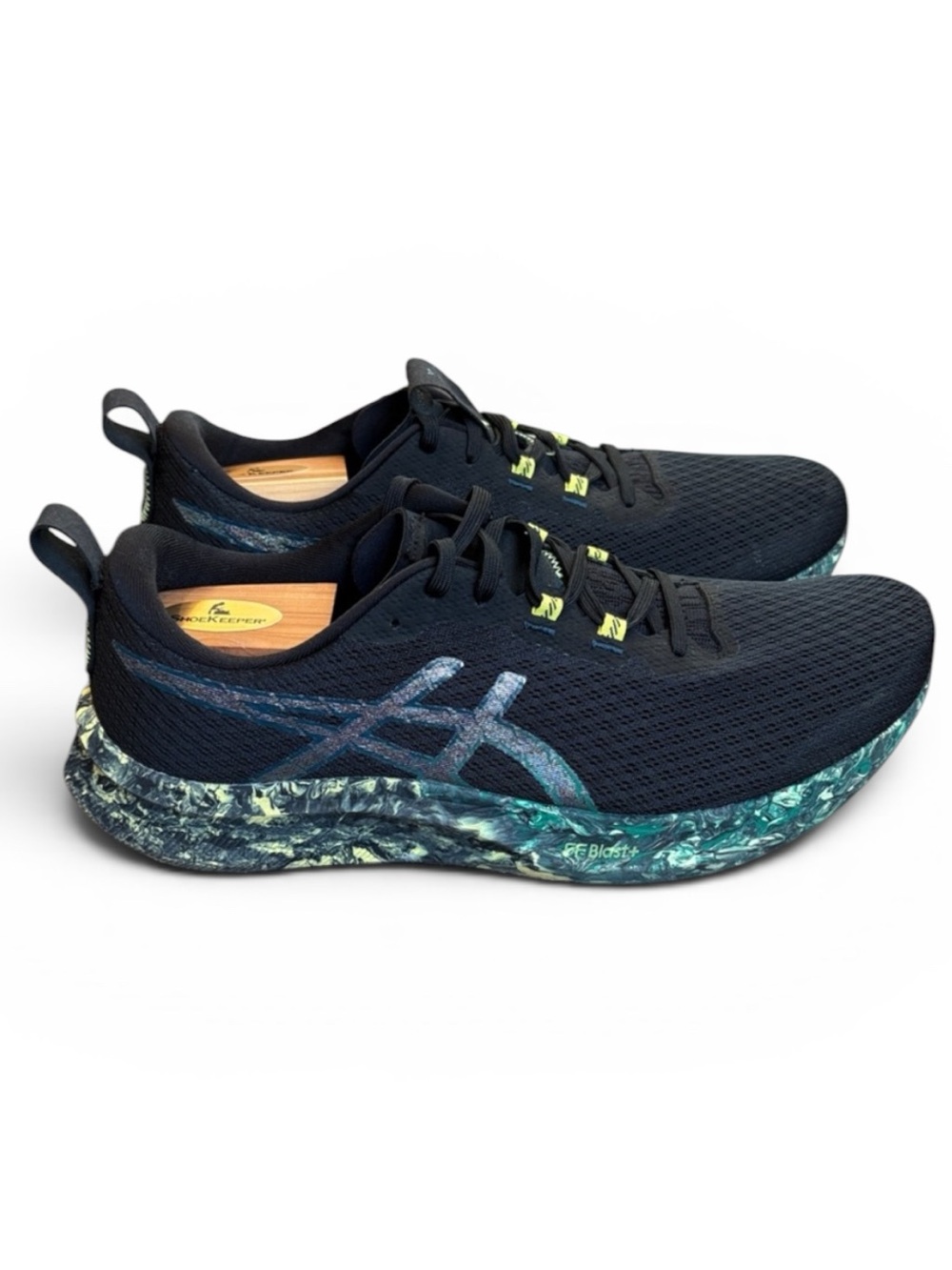 ASICS Noosa Tri 16 Running Shoes Men’s 12.5 Black/Jasper Green Athletic READ